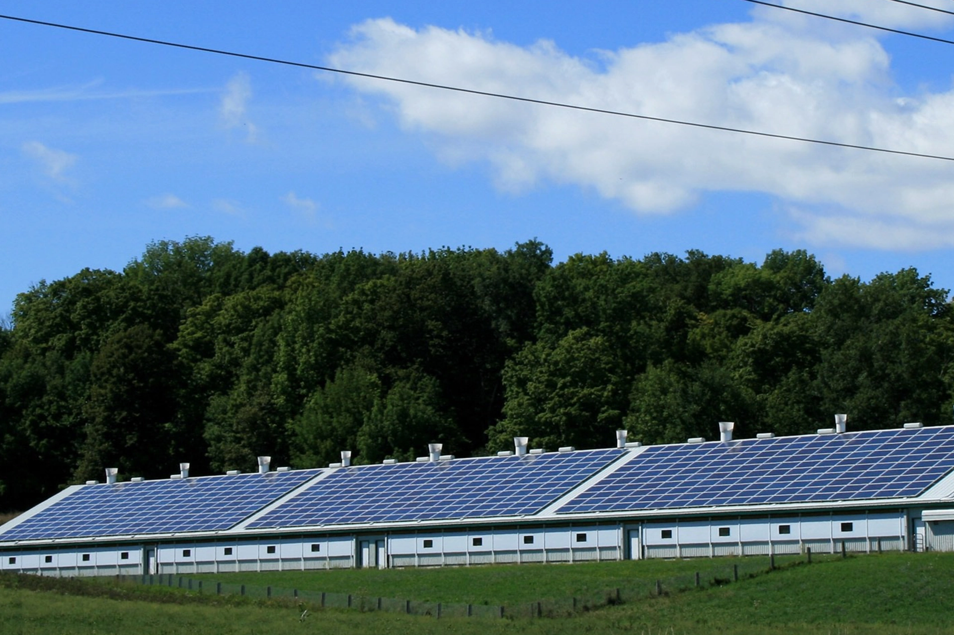 Ferme panneau solaire