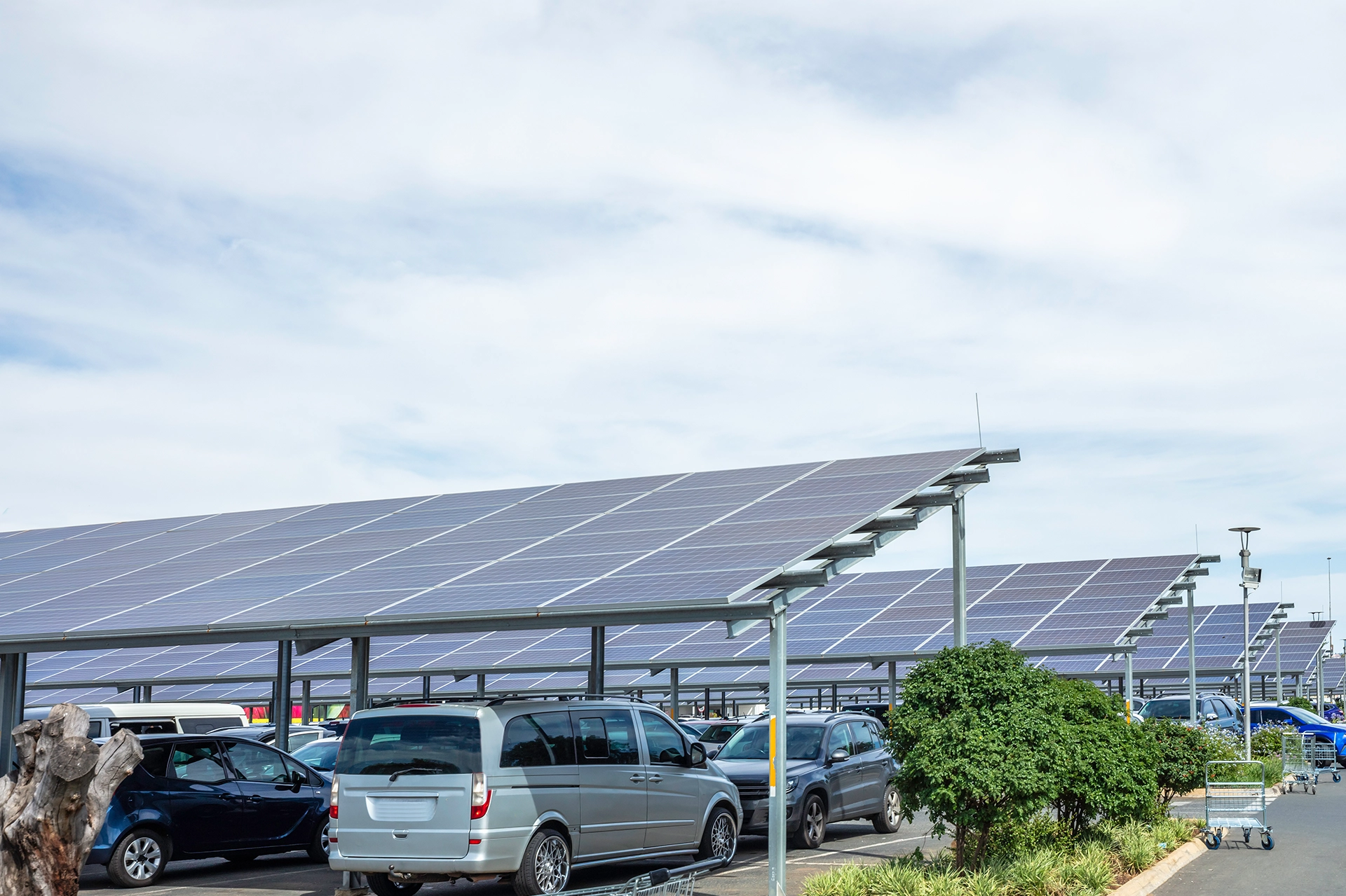 Parking panneau solaire