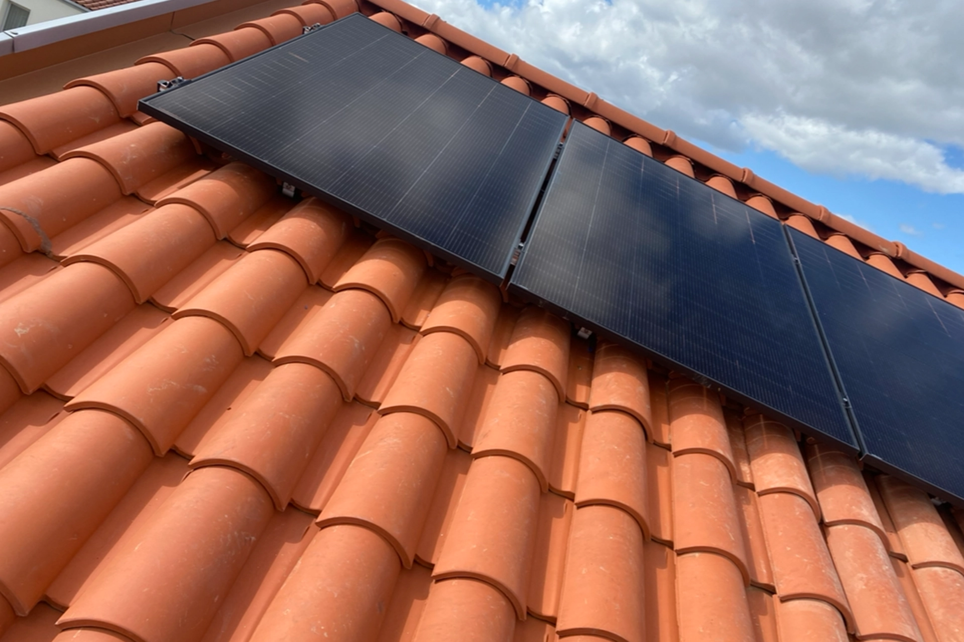 Zoom sur panneaux solaire particulier
