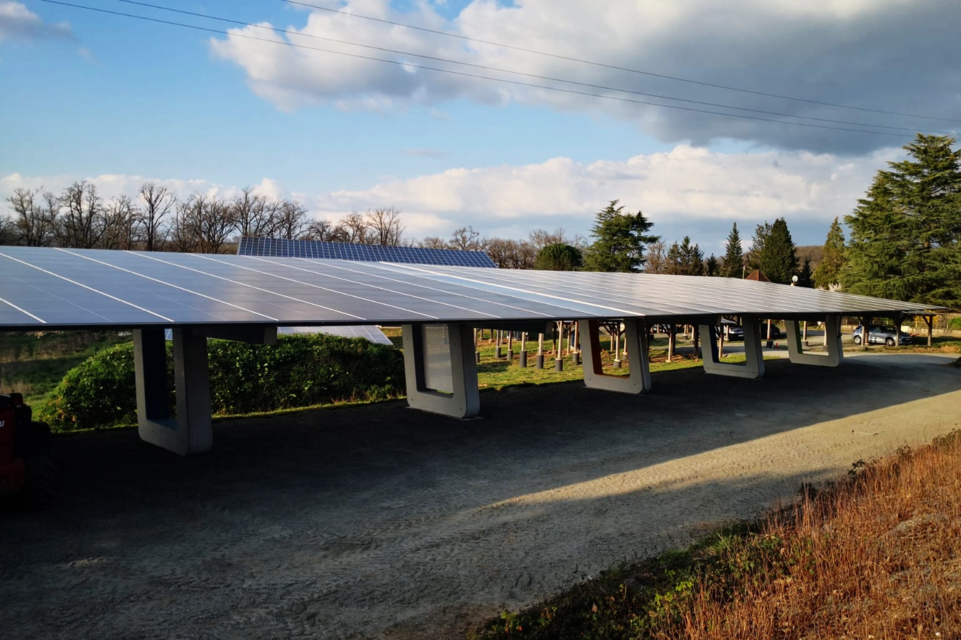 Parking solaire pro mercopark par rainbow energie