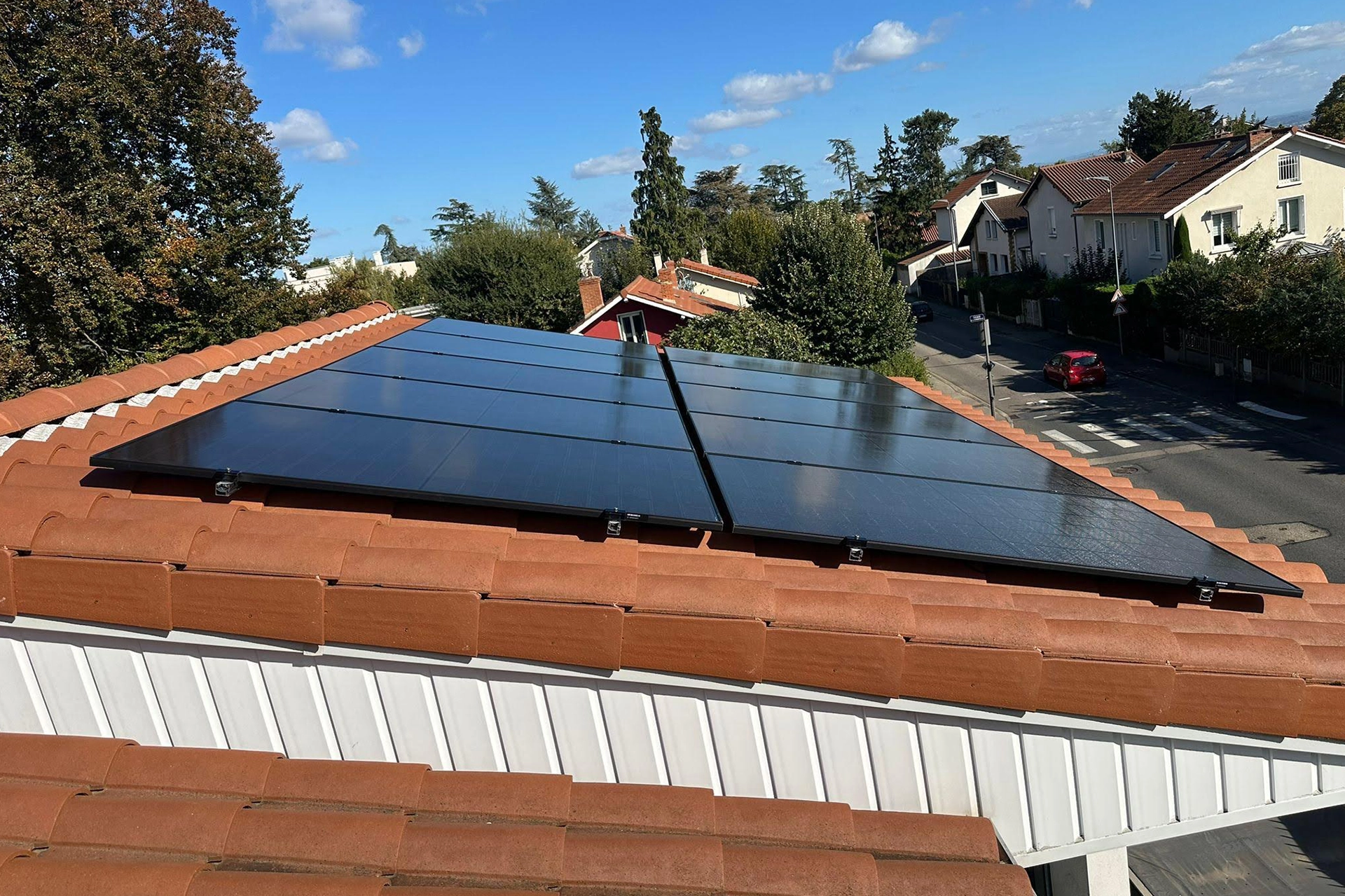 Panneaux solaire sur toit